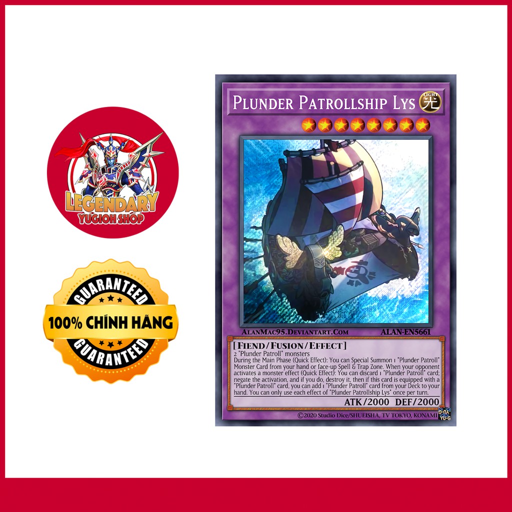 [Thẻ Bài Yugioh Chính Hãng] Plunder Patrollship Lys