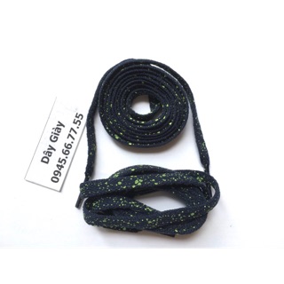 Dây giày màu xanh đen hoạ tiết 1m2