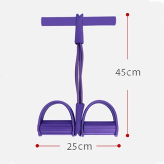 Dây Kéo Đàn Hồi 4 Ống Cao Su Tập Thể Dục, tập Gym Tại Nhà Tập Toàn Thân Nâng Cao Sức Khỏe [có video hướng dẫn]