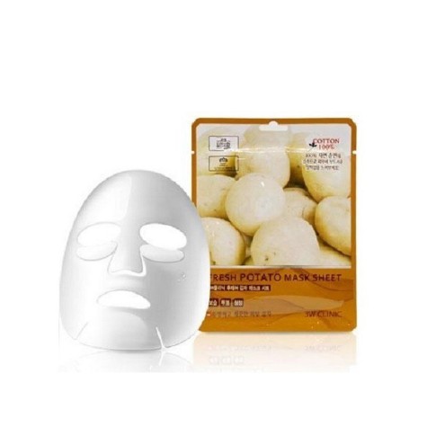 Combo 5 Mặt nạ dưỡng trắng da chiết xuất khoai tây 3W Clinic Fresh Potato Mask Sheet 23ml x5