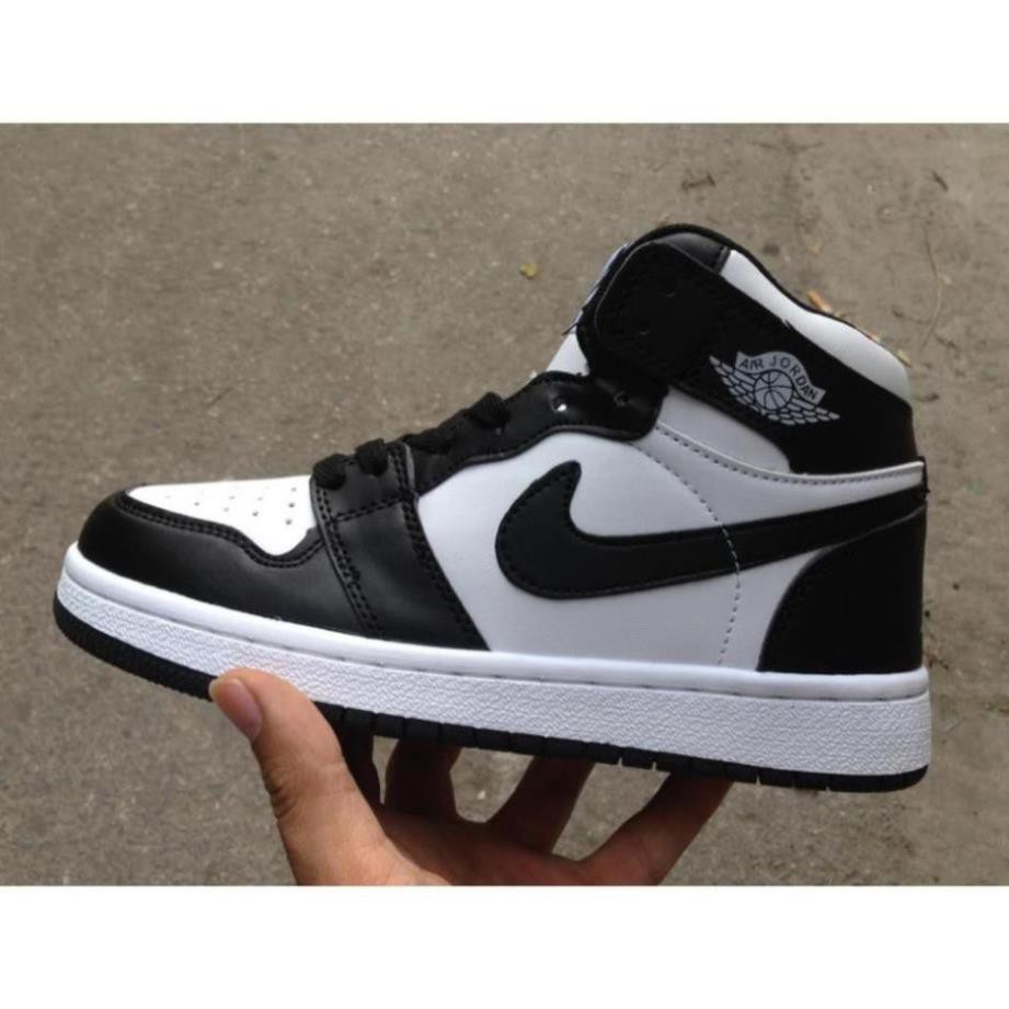 [Tặng Box/bill] Giày thể thao J0RDAN Đen trắng cao cổ | BigBuy360 - bigbuy360.vn