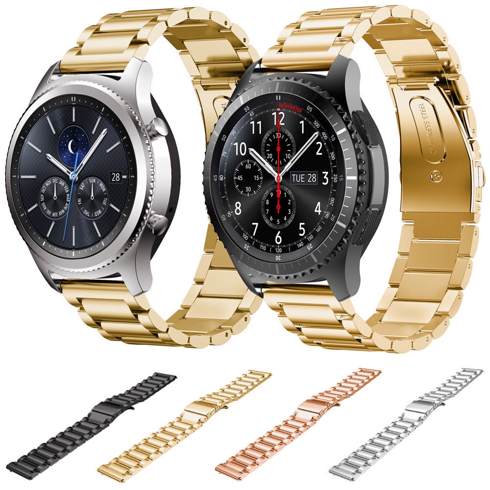 Dây Đeo Inox 22mm Cho Đồng Hồ Samsung Galaxy S3 45mm / Gear S3