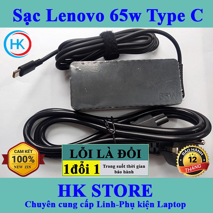 Sạc Lenovo 20V -3.25A 65W chân Type C