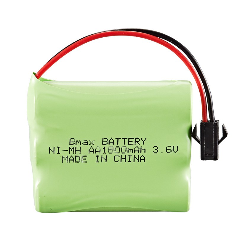 Pin sạc 3.6V 1800mAh Ni-mh cho xe đồ chơi ô tô mô hình điều khiển (xanh) - Bmax