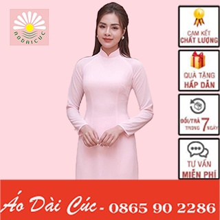 Áo dài 4 tà truyền thống, màu hồng phấn, lụa chiffon cao cấp, không nhăn, không xù - T08