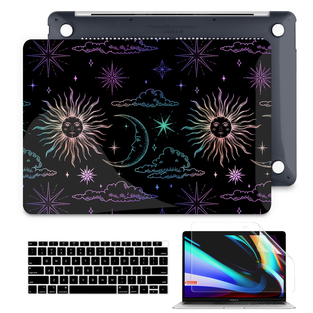 Ốp cứng kèm miếng bảo vệ bàn phím BATIANDA thích hợp cho Macbook Air11 12 13 A2337 2020 A2338 Pro13 14 15 16