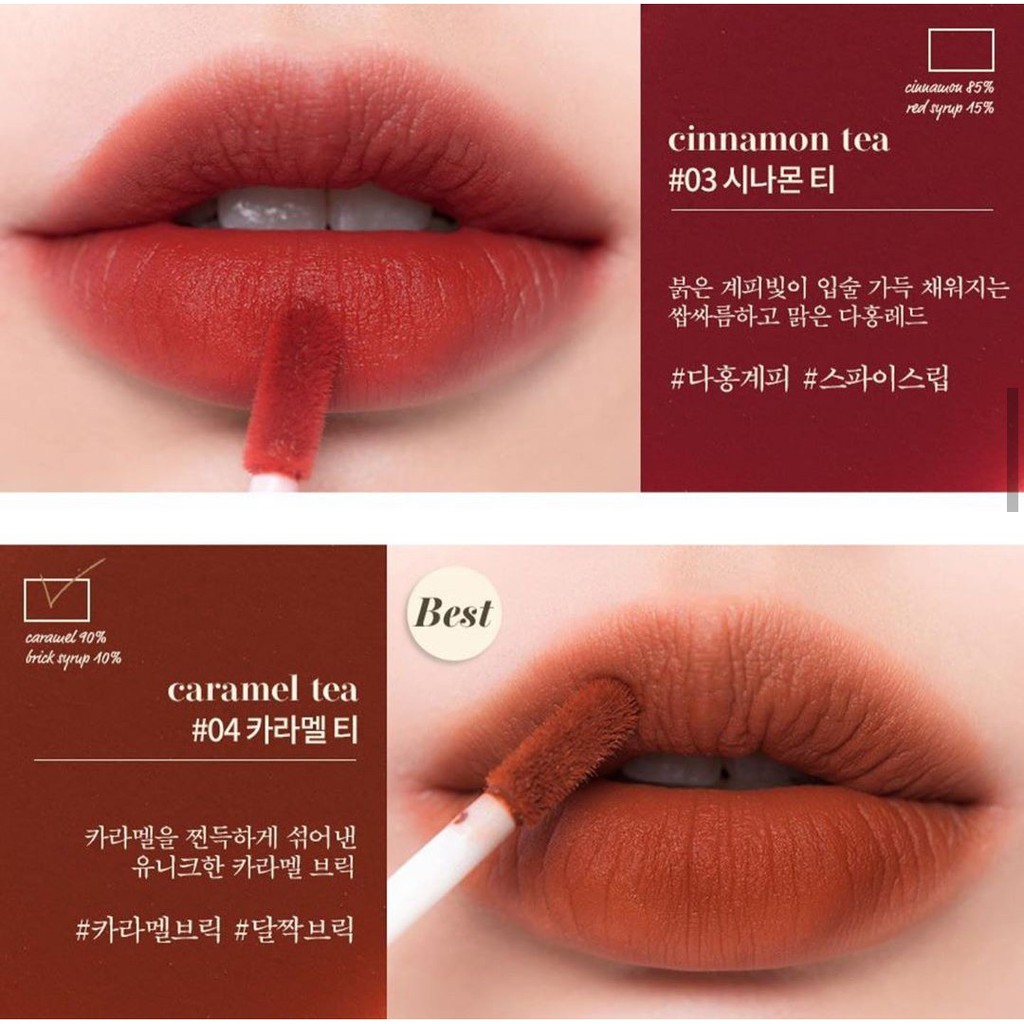 [CHÍNH HÃNG] Son Kem Lì, Mịn Mượt Như Nhung Romand Milk Tea Velvet Tint 4.4g | BigBuy360 - bigbuy360.vn