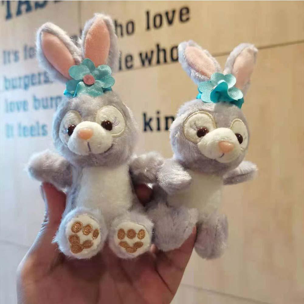 DARNELL Móc Khóa Hình Búp Bê Hoạt Hình Thêu Xinh Xắn