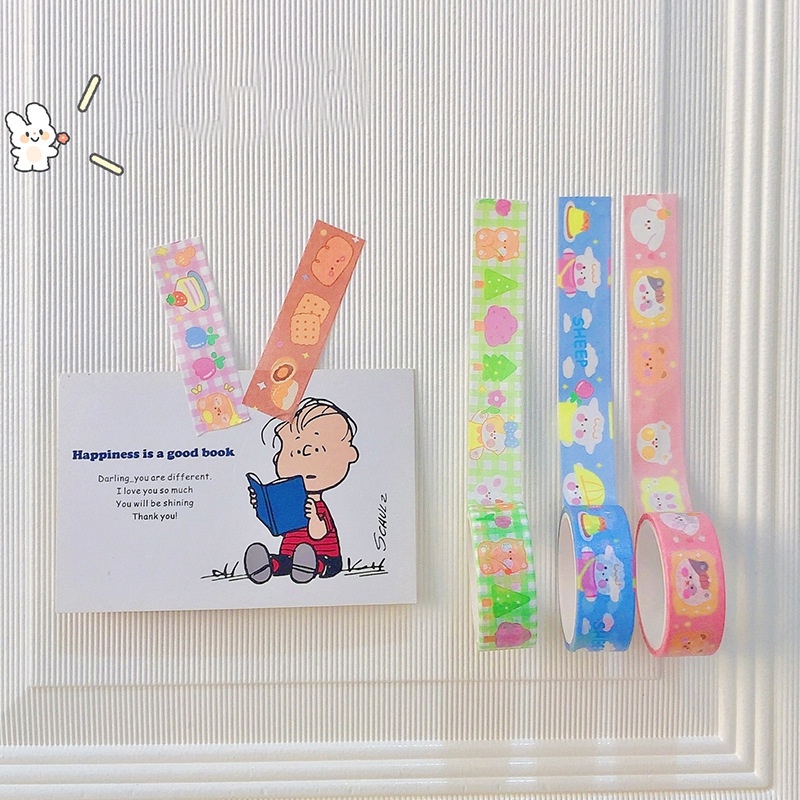 Washi Tape Băng Keo Giấy Nhiều Màu Animal Farm