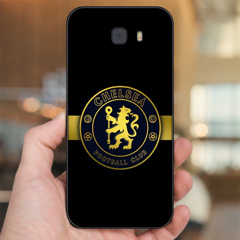 Ốp lưng Samsung C9 Pro viền đen in hình Chelsea FC