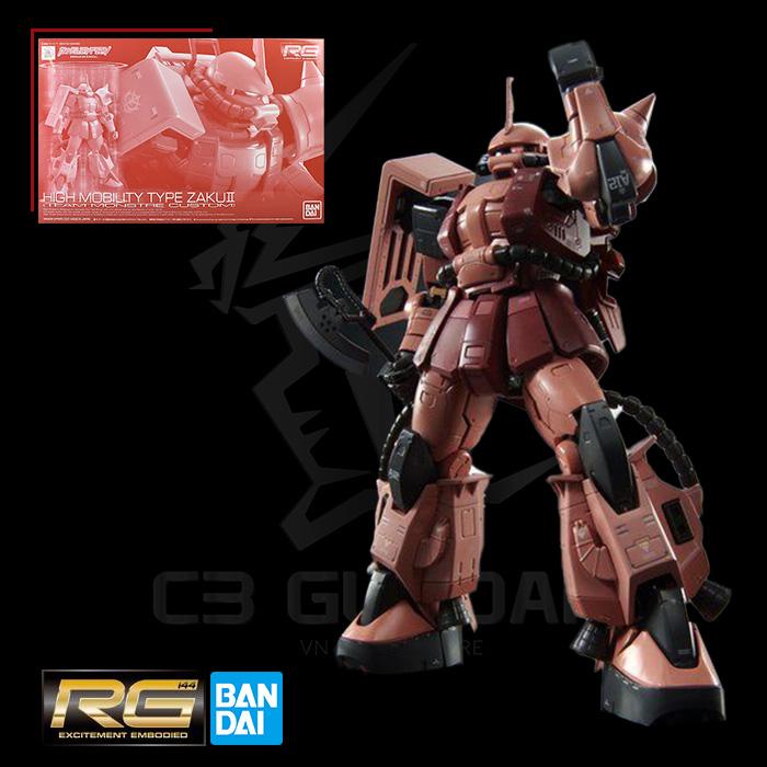 [P-Bandai] RG 1/144 HIGH MOBILITY TYPE ZAKU II (TEAM MONSTRE CUSTOM) ĐỒ CHƠI MÔ HÌNH LẮP RÁP GUNPLA CHÍNH HÃNG NHẬT BẢN