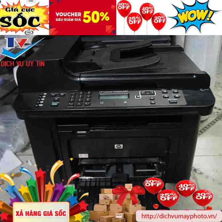 Máy in cũ đa năng HP 1536 DNF in đảo 2 mặt tự động in mạng và có copy nhiều tờ liên tục máy đẹp