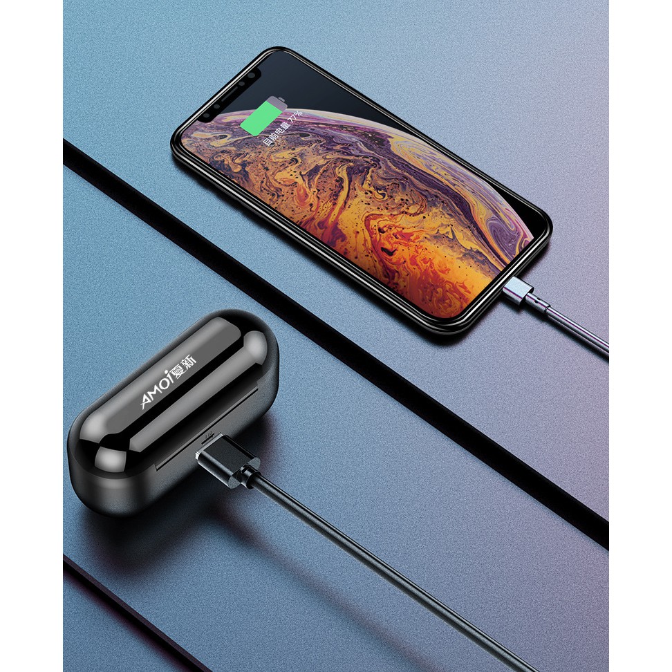 Tai Nghe Bluetooth AMOI F9 BẢN QUỐC TẾ, Cảm Ứng Vân Tay, Pin Trâu, Kháng Nước, Chống Ồn, Âm Thanh Cực Chất | BigBuy360 - bigbuy360.vn