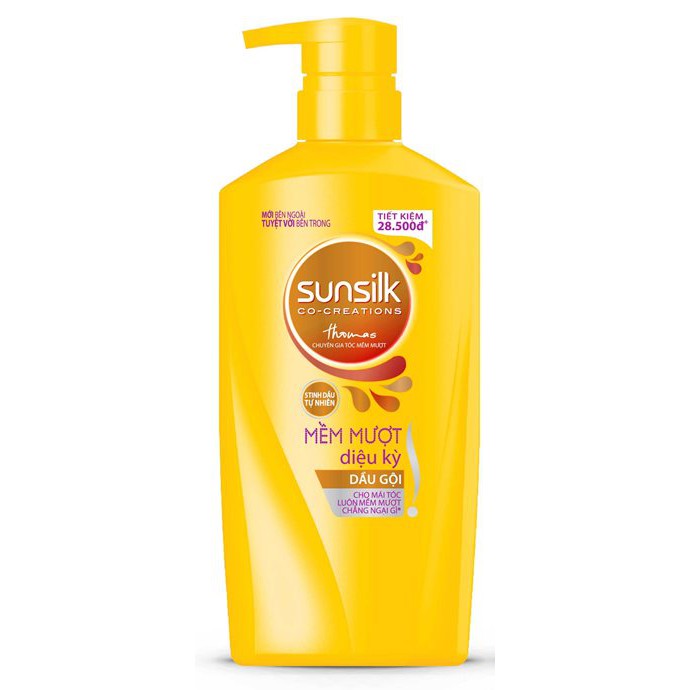 Dầu Gội Sunsilk Óng Mượt Rạng Ngời 650g