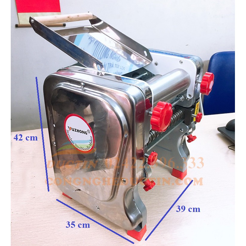 Máy cán mì sợi inox - Máy cán bột mì gia đình