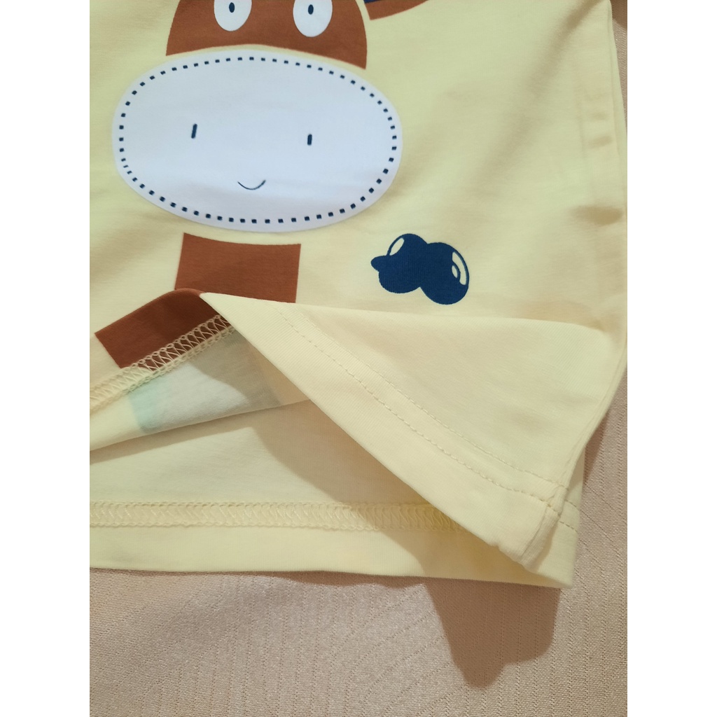 Hot !!!!! Sét đồ bộ bé Trai, chất liệu vải cotton 100% [ ẢNH VIDEO THẬT ] Họa tiết hươu cao cổ