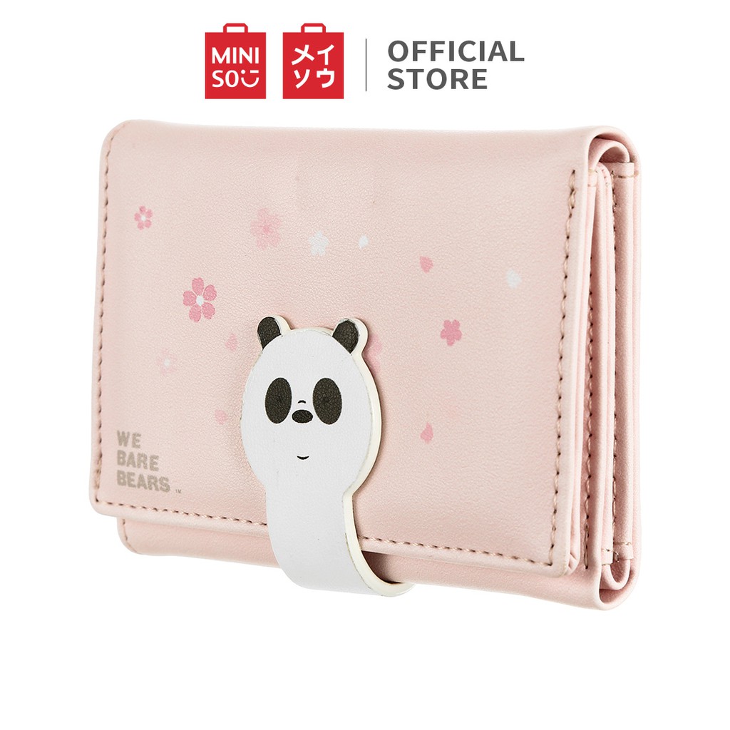 Ví gấp 3 Miniso We Bare Bears - Hàng chính hãng