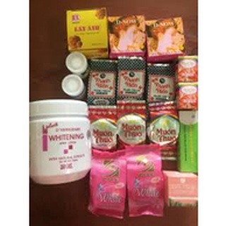 Combo kem trắng da toàn thân chuẩn spa trộn