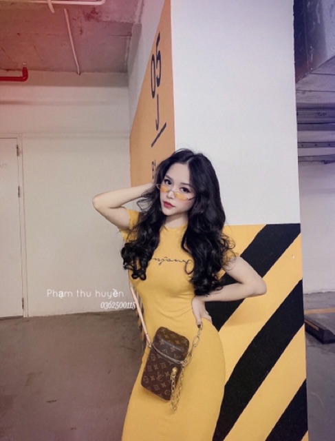 [ Mã FAMAYWA2 giảm 10K đơn 50K] Váy Body Thêu Chữ Vải cotton 100% | BigBuy360 - bigbuy360.vn