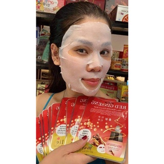 Một chiếc mặt nạ hồng sâm malie Hàn Quốc