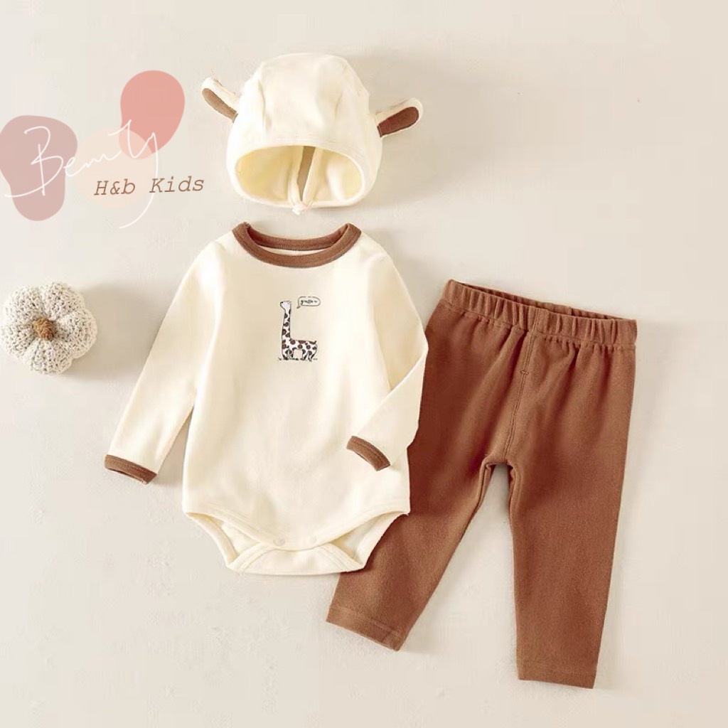Bộ Body Dài Thu Đông Cho Bé Siêu Cưng