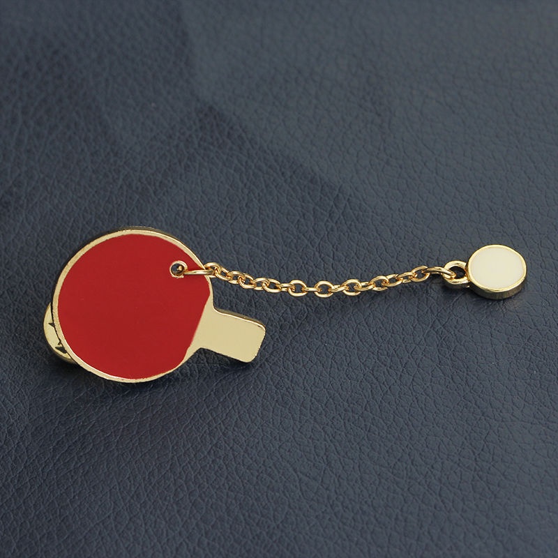 Retro Japanese Cartoon Sports Wind Badminton Basketball Badge Accessories Brooch Personality Bag Corsage Jewelry