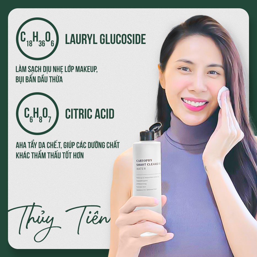 Nước tẩy Trang Thông Minh Caryophy Smart Cleansing Water | BigBuy360 - bigbuy360.vn