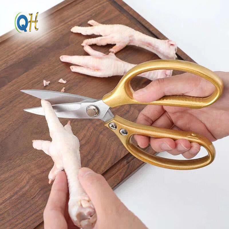 Kéo cắt gà NHẬT cắt xương gà chuyên nghiệp sạch sẽ không han rỉ - kéo nhà bếp đa năng