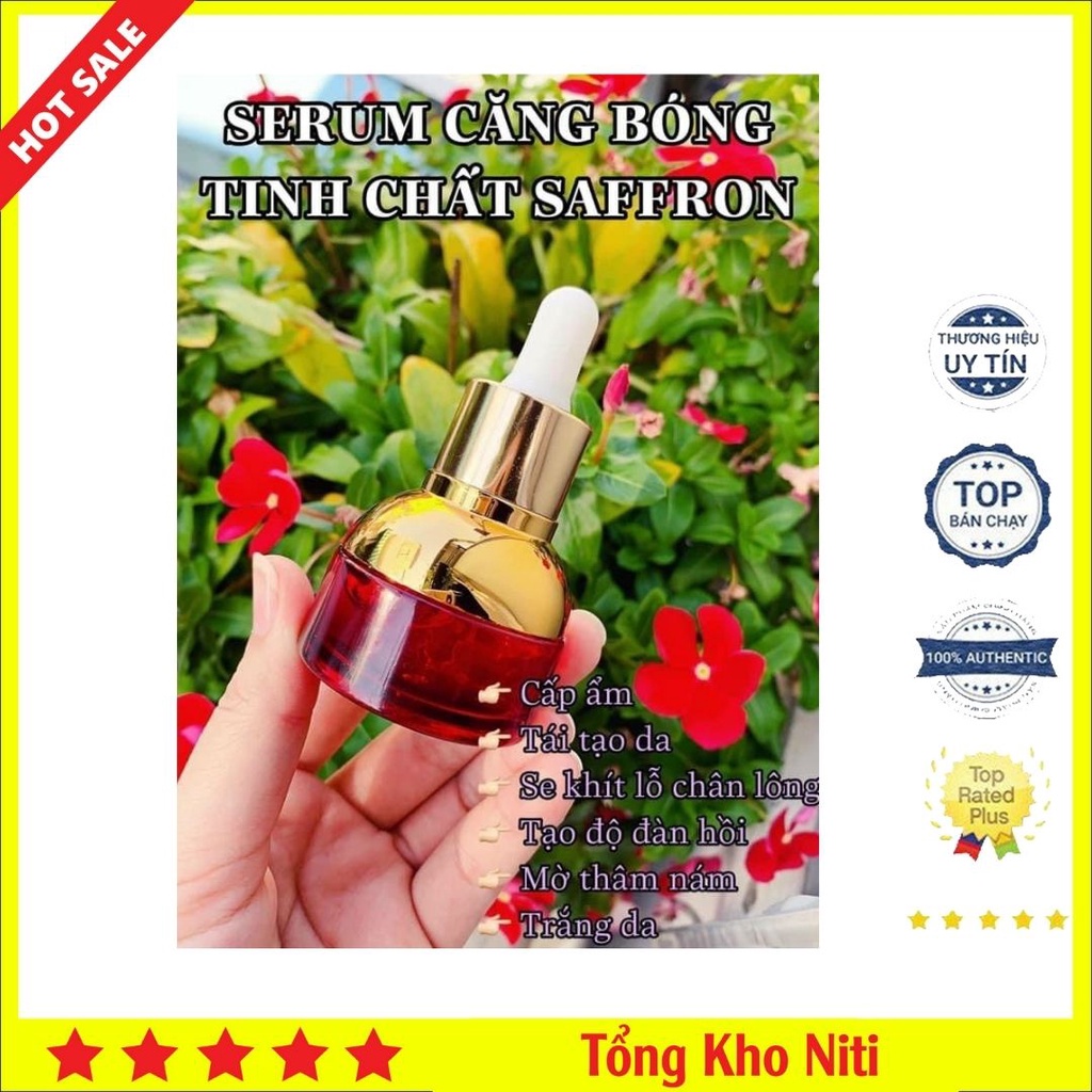 SERUM Căng Bóng Tinh Chất SAFFRON Giúp Mờ Thâm N.á.m, Tạo Độ Đàn Hồi Tốt Cho Da