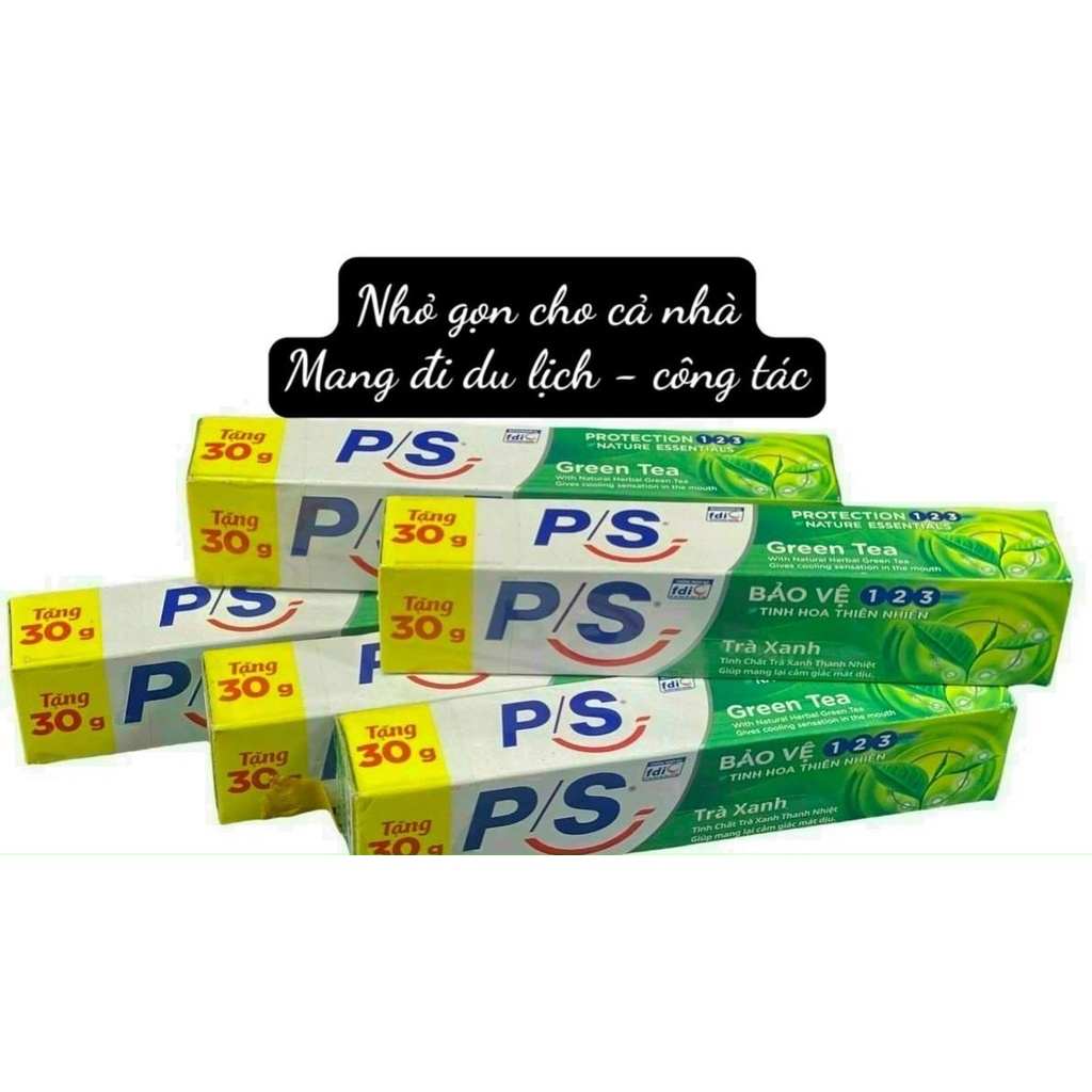 Set 10 Kem đánh răng PS tuýp 30g Nhỏ Gọn Cho Cả Nhà Mang Đi Du Lịch - Công Tác