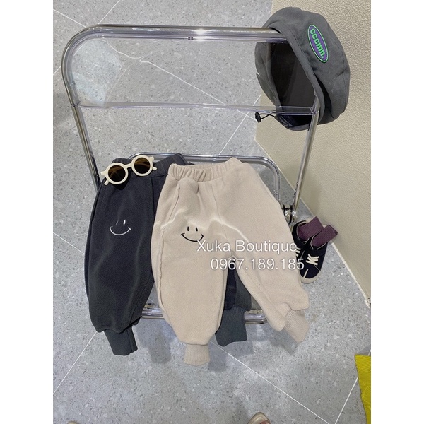Quần Jogger Nỉ Nhung Cao Cấp - Dày Ấm Bé Trai Bé Gái [Ảnh Thật]