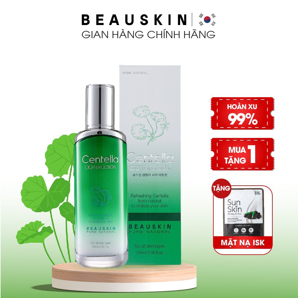 Sữa Dưỡng Da BEAUSKIN Centella Cica Emulsion 100ml Phục Hồi Tái Tạo Da Hiệu Quả - BSEM0400110