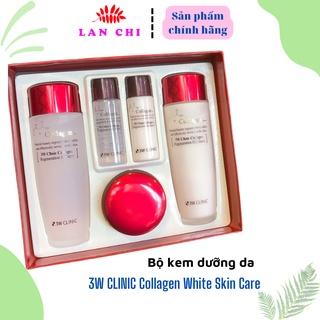 Bộ kem dưỡng da 3W Clinic Collagen White Skin Care cao cấp, hàng chính hãng nhập khẩu từ Hàn Quốc