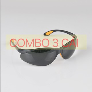 COMBO 3 Kính râm chạy xe gọng mềm 3B657 (đen)