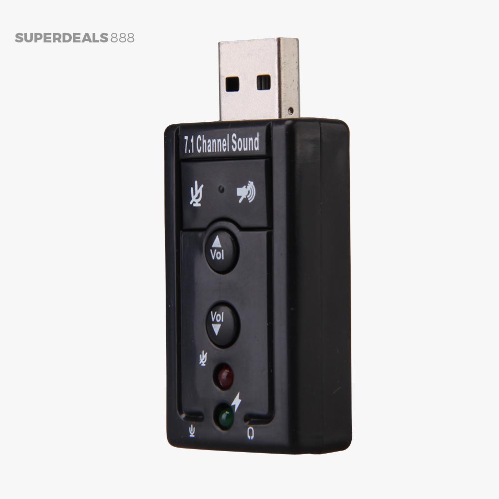 Thẻ USB âm thanh 7.1 kênh độc đáo | BigBuy360 - bigbuy360.vn