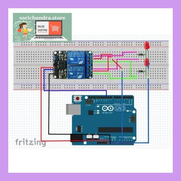 Mô Đun S4Rd0R5 Pcb 2 Kênh 2 Canal Arduino Raspberry Pi 4n150iras