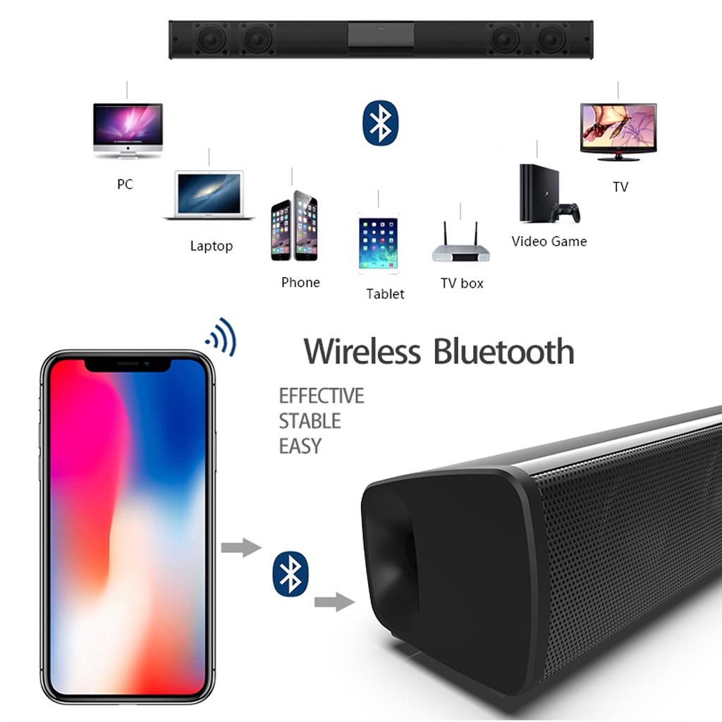 Tv Biểu Tượng Âm Thanh Vòm Kết Nối bluetooth Cho tv soundbar subwoofer