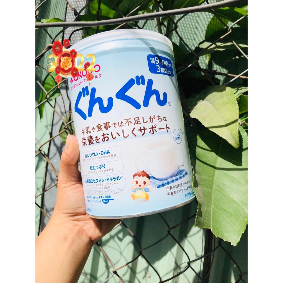 Sữa WAKODO Số 9 Nhật Bản Lon 820g Dành Cho Bé Từ 01 Đến 03 Tuổi