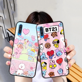 Ốp Lưng Silicone Mềm In Hình Hoạt Hình Bts Cho Samsung Galaxy A60 A70 A70S A11 A21 A41 A51 A71 A81 A91 M40