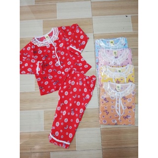 Đồ bộ lụa dài tay bé gái🌞🌞Đồ bộ lụa bé gái size 16-20kg