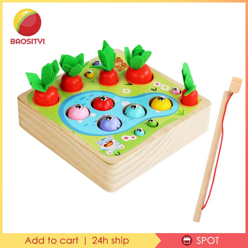 Baosity1] Củ Cà Rốt Đồ Chơi Montessori Cho Bé 1 2 3 Tuổi