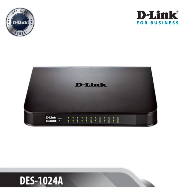 D-LINK DES-1024A - Bộ chia cổng mạng 24 cổng 10/100 Mbps