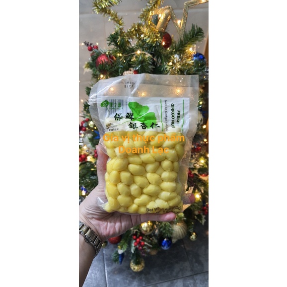 Hạt bạch quả tươi ép chân không 250gr  Tiện dụng: nấu chè, hầm canh, xào chay