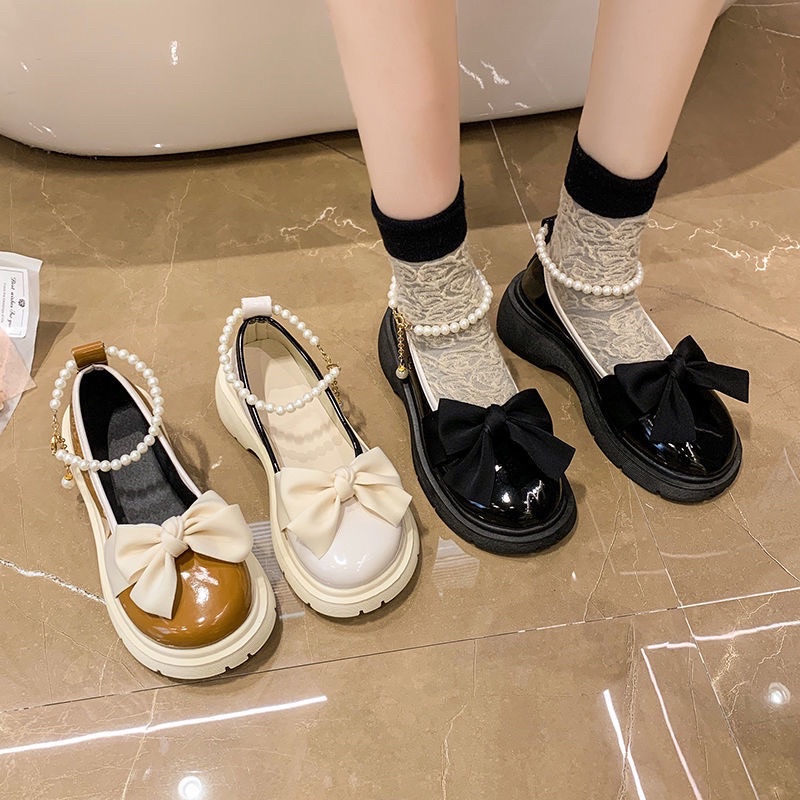 Oder GIÀY LOLITA PHỐI NƠ QUAI NGỌC