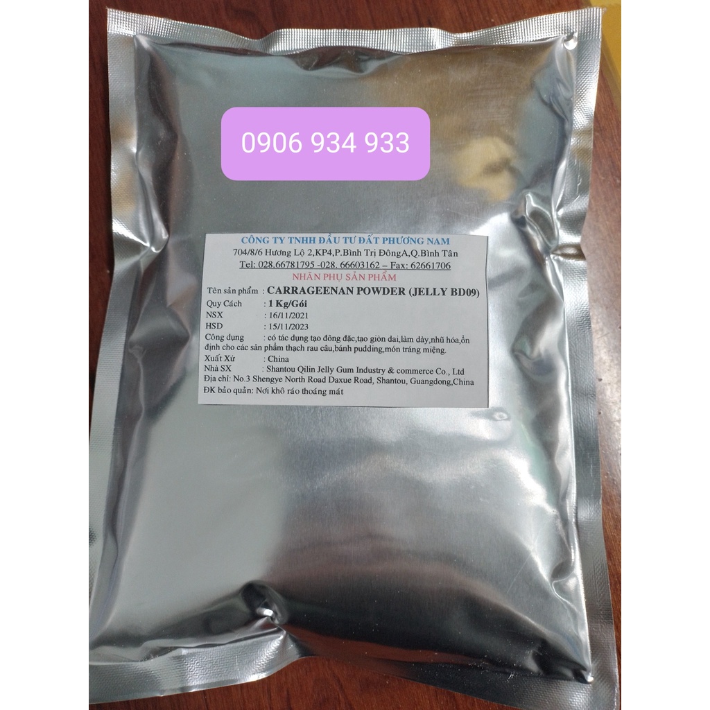 Carrageenan-Jelly Powder BD09_Gói 1Kg  Giá tốt