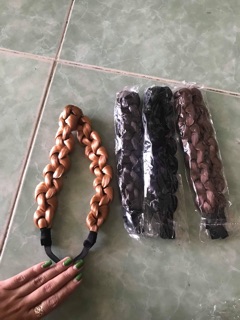 Tóc giả tết hình rít❤️freeship