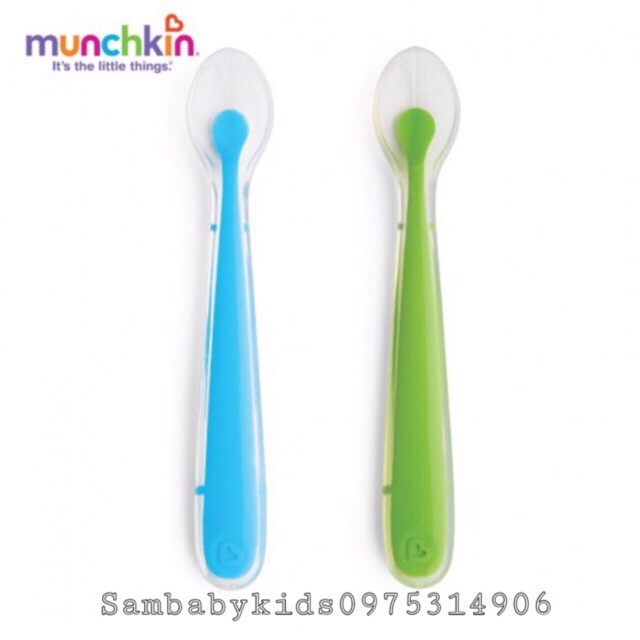BỘ THÌA SILICONE MUNCHKIN (2C)