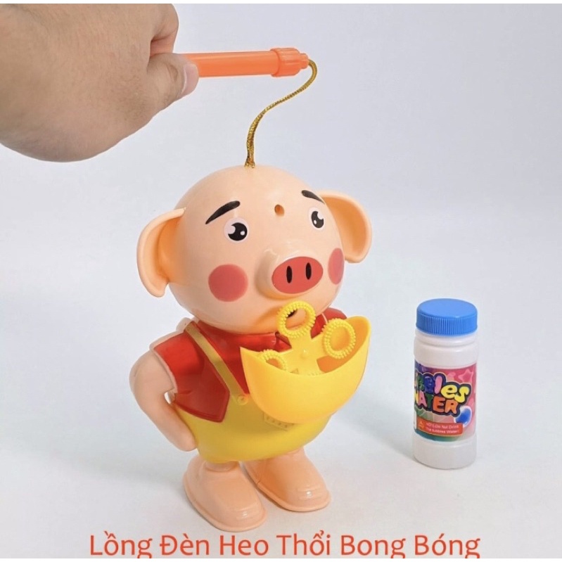 Lồng đèn trung thu thổi bong bóng có đèn và nhạc
