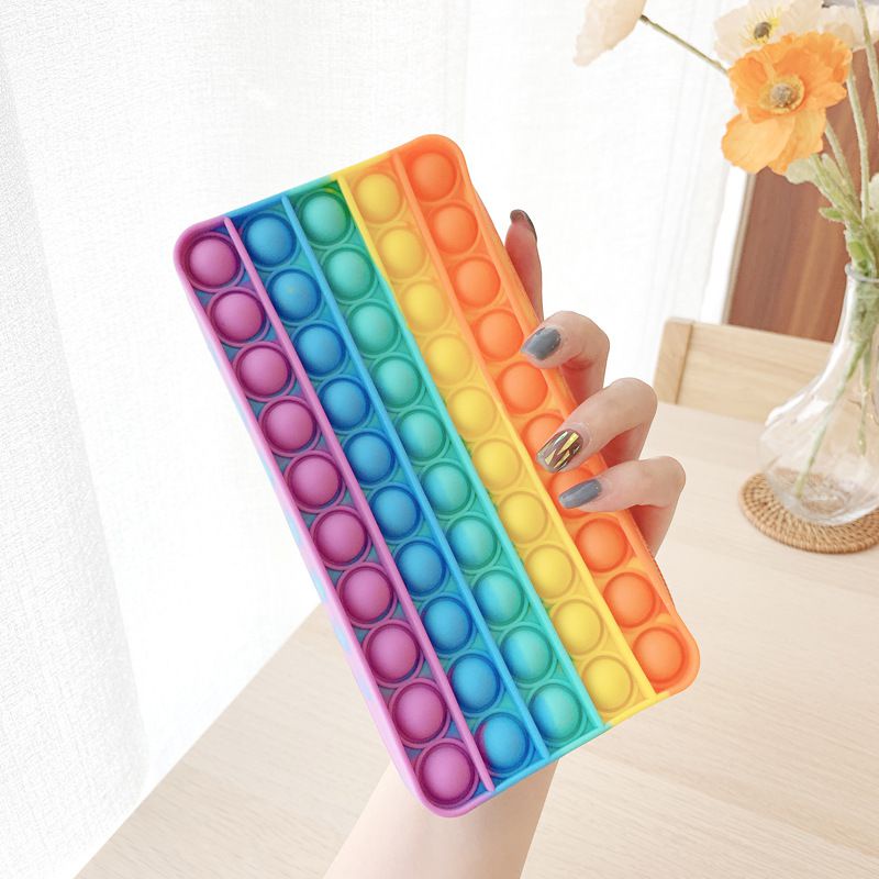 【Hàng Có sẵn】 Túi đựng bút cảm ứng đồ chơi Fidget Spinner hình bong bóng nấm đơn giản