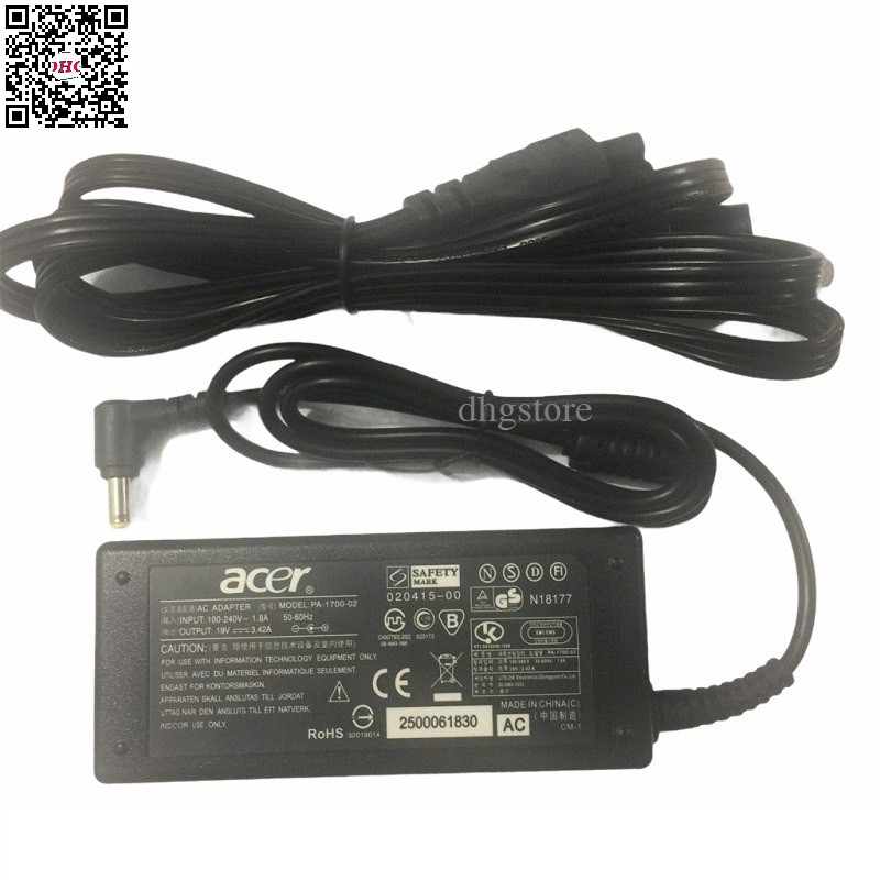 Sạc laptop Acer-Gateway 19V - 3.42A  65W